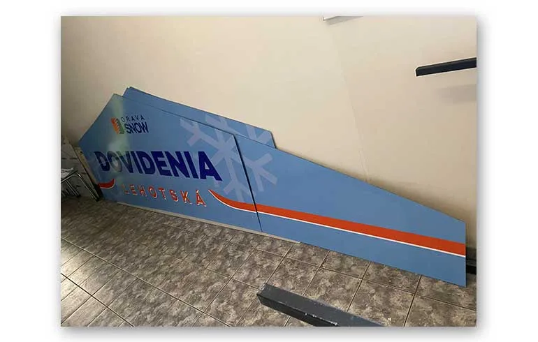 Tabule na mieru Orava Snow